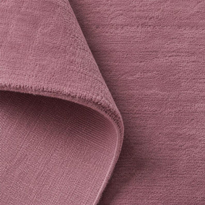 Mauve Pink Luxury Wool Rug | 12x15 Mauve Pink Rug | Elegant Rose Toned Decor
