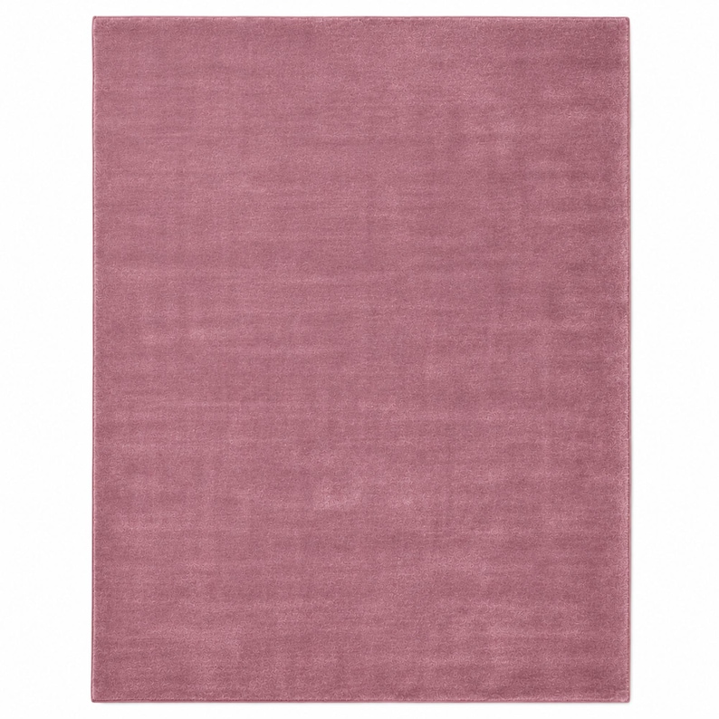 Mauve Pink Luxury Wool Rug | 12x15 Mauve Pink Rug | Elegant Rose Toned Decor