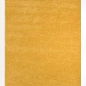 Mustard Handwoven Rug | Gold Minimalist Rug | Modern Boho Rug