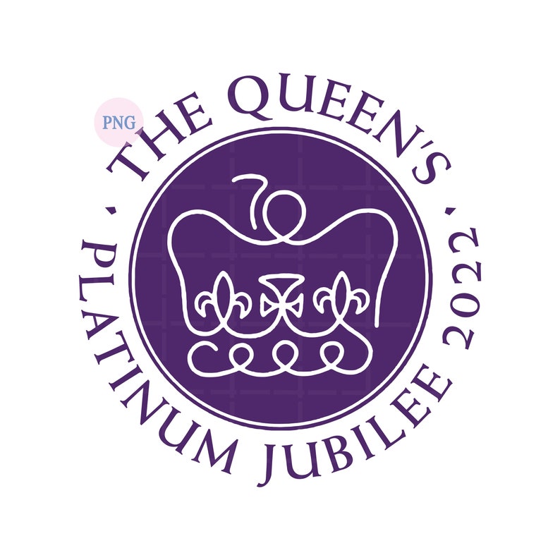 The Queen's Platinum Jubilee 2022 PNG Digital File The image 1