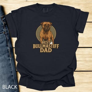 Bullmastiff Best Bullmastif Dad,Retro Vintage Bullmastiff Shirt for Dog Lovers,Gift for Bullmastiff owners,Funny Bullmastiff  Tee,Gift Tee