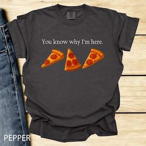Camiseta engraçada de pizza: camiseta com cores confortáveis para amantes de pizza
