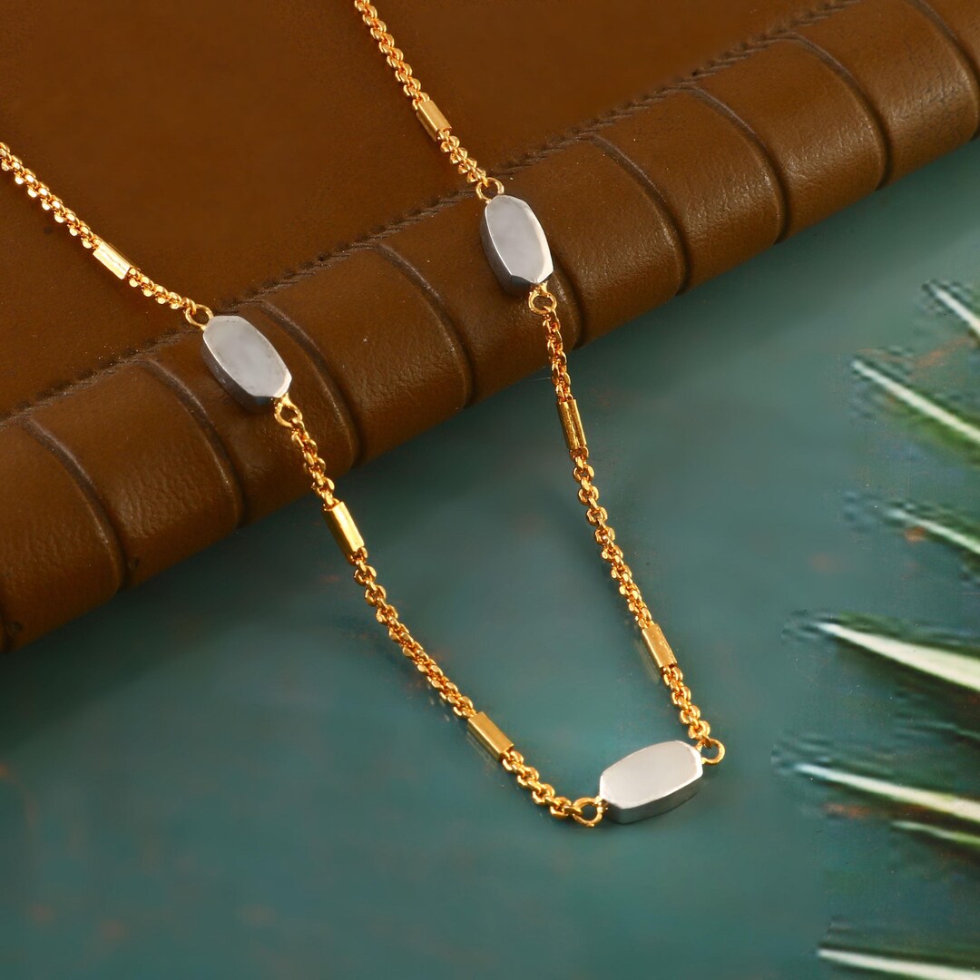 Handmade Sterling Silver Chain Necklace – Dainty Charm - Etsy