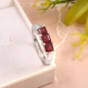 Dainty Tourmaline Ring - Gold Plated Ring -925 Sterling Silver Ring - Stacking Ring - Gift For mom- Engagement  Ring- Ring For Her