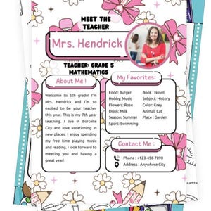 Meet the teacher