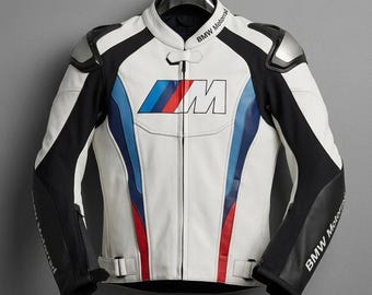 New BMW Motorrad motorbike motorcycle leather racing jacket cowhide leather all sizes available