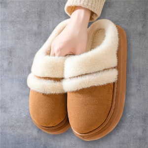 Velvet Plush Slippers: Cozy Soft Fuzzy House Shoes