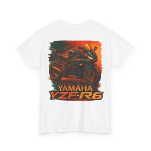 Yamaha YZF - R6 T - Shirt | Premium Heavy Cotton Sportbike Tee | Superbike Graphic Shirt Gift for Motorcycle Riders % R6 Fans