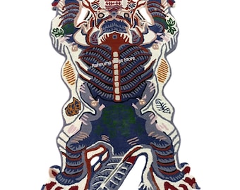 Mountain Tibetan tiger rugs multicolour hand tufted 6x8 feet 100% wool kids room Bedroom rugs Living room guest house  all size available.
