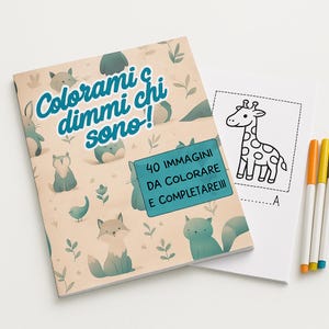 40 tavole digitali da scaricare e completare, tavole da colorare con fantasia, tavole per bambini didattica