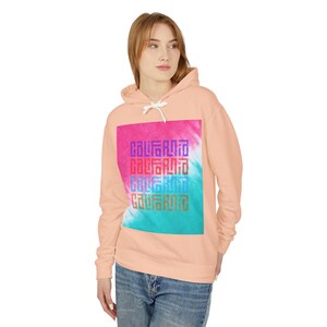California West Coast Beach Hoodie, Unisex Lightweight Sweatshirt for Ocean Lovers, Surfers, Beachgoers - Coastal Pullover, Bay Area Jacket,