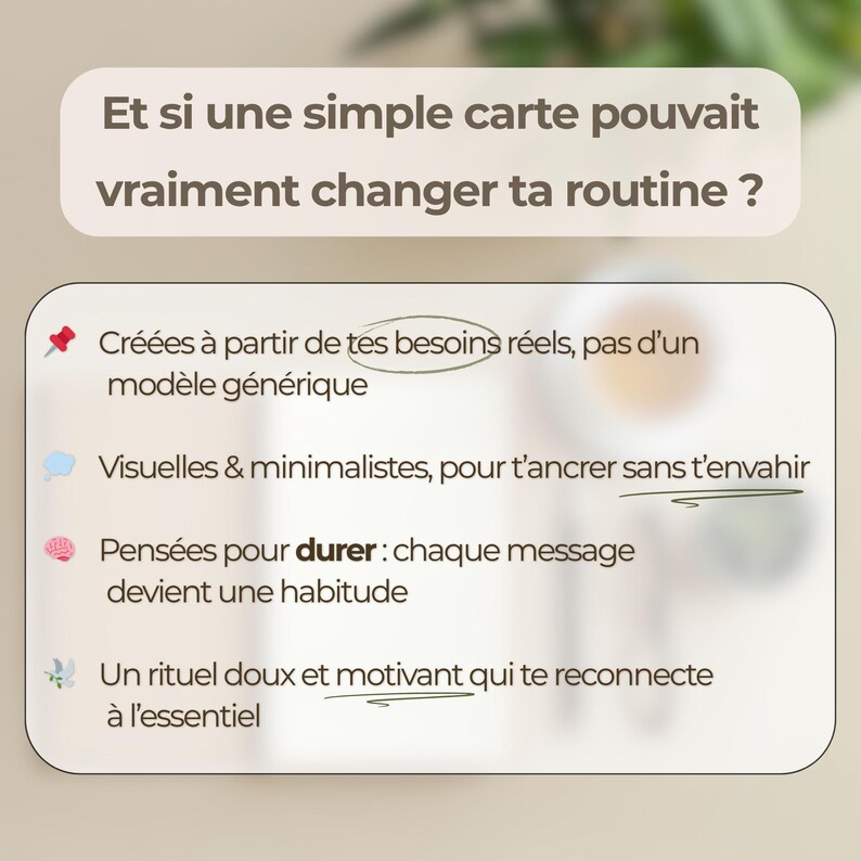 Cartes de routine personnalisées à imprimer – Bien-être, productivité, estime de soi – PDF en français à télécharger image 5