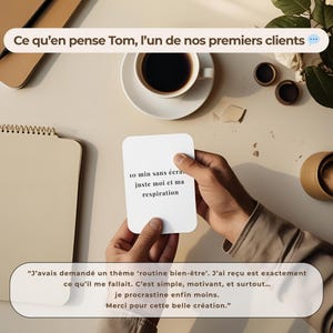Cartes de routine personnalisées à imprimer – Bien-être, productivité, estime de soi – PDF en français à télécharger image 7