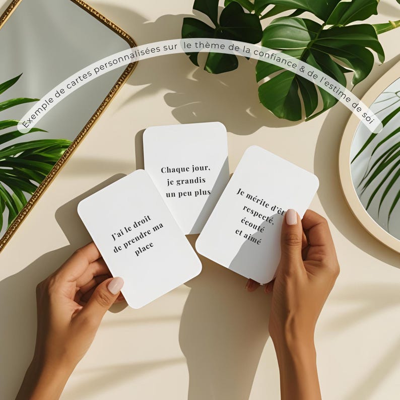 Cartes de routine personnalisées à imprimer – Bien-être, productivité, estime de soi – PDF en français à télécharger image 8