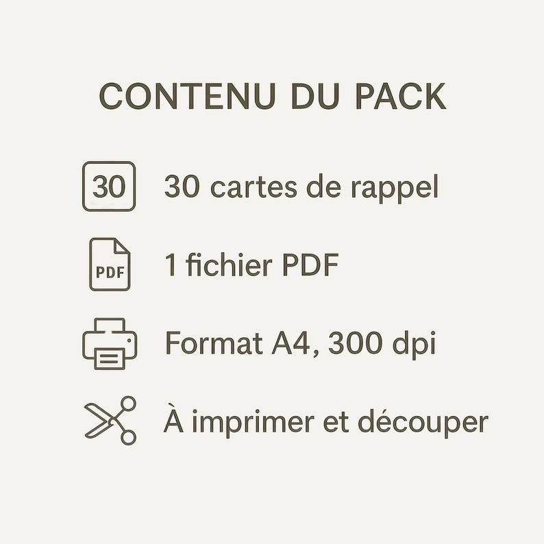 Cartes de routine personnalisées à imprimer – Bien-être, productivité, estime de soi – PDF en français à télécharger image 9