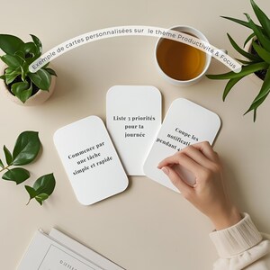 Cartes de routine personnalisées à imprimer – Bien-être, productivité, estime de soi – PDF en français à télécharger image 4