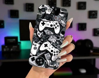Gamer Phone Case – Retro Video Game Controller Design – Shockproof Protective Case for iPhone