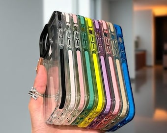 CrystalEdge Clear Guard – Luxe Transparent Shockproof Cover for iPhone 7 to 15 Pro Max