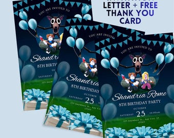 Editable 99 Nights in the Forest Invitation | Enchanted Woodland & Roblox Birthday Canva Template | Easy Printable for Busy Moms
