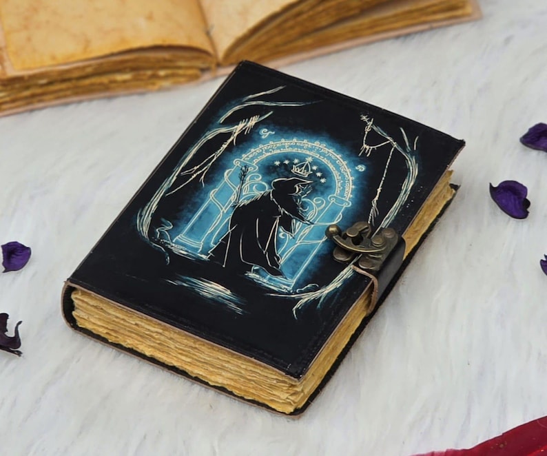 Wizard Journal Ringed Enchanted Gateway Journal | Mystic Wizard Lock Diary - Etsy