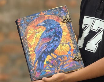 Diario del Cuervo con Candado: Grimorio Gótico Libro de las Sombras