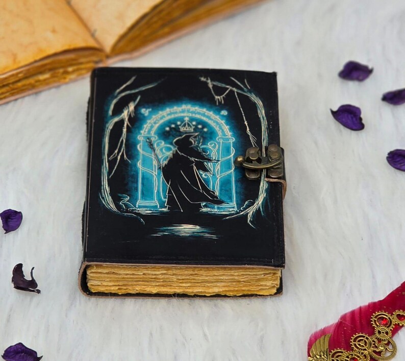 Wizard Journal Ringed Enchanted Gateway Journal | Mystic Wizard Lock Diary - Etsy