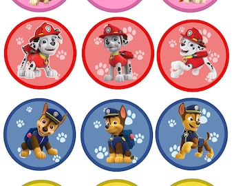Paw Patrol cake toppers
