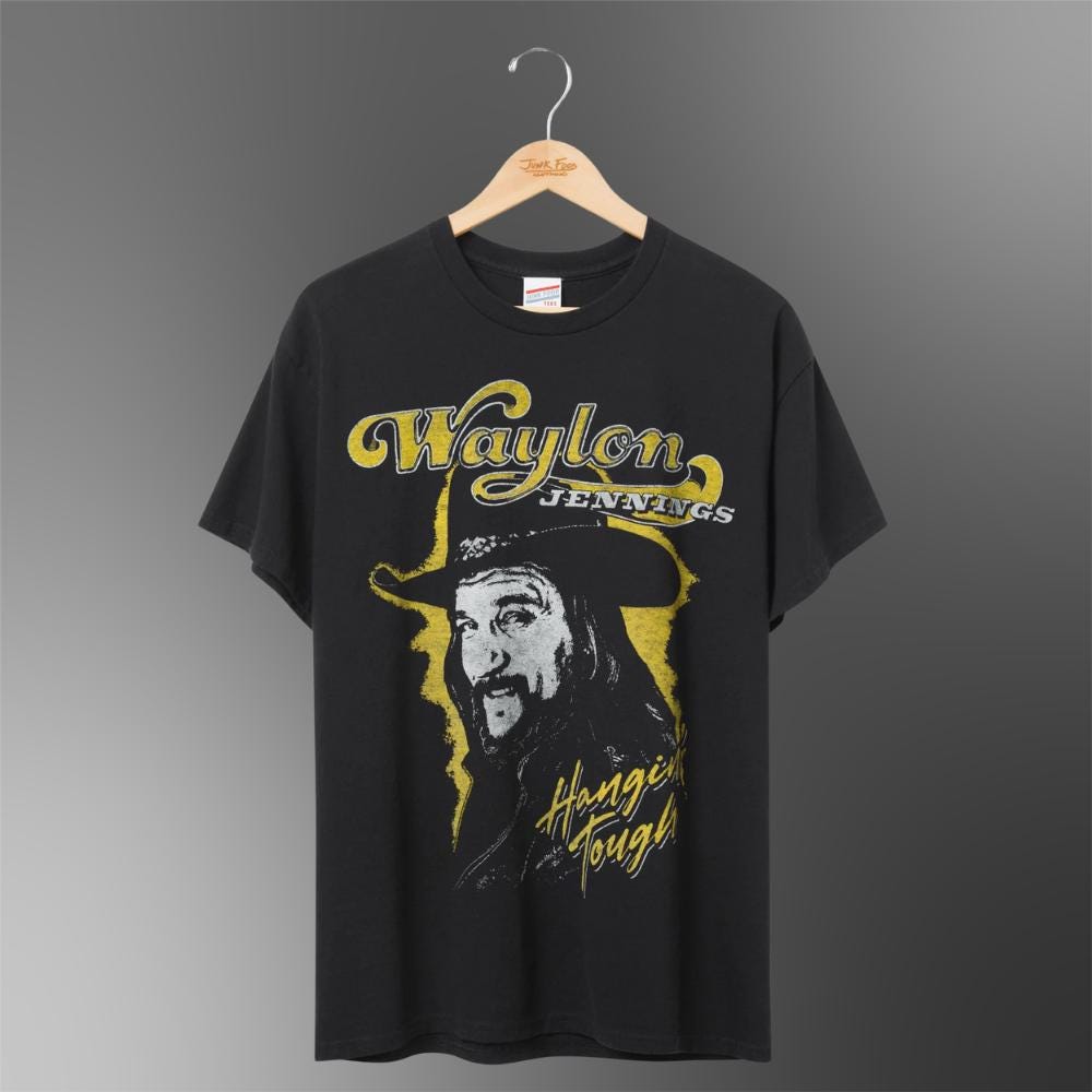 Waylon Jennings Shirt - Etsy