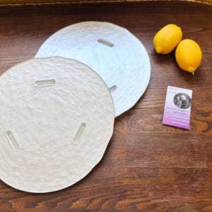 Vintage Pearlized White Cake Stand: 10&quot; Round Dessert Display