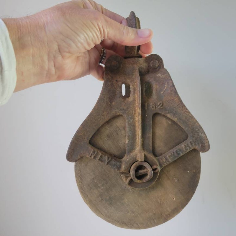 Rustic Pulley - Etsy