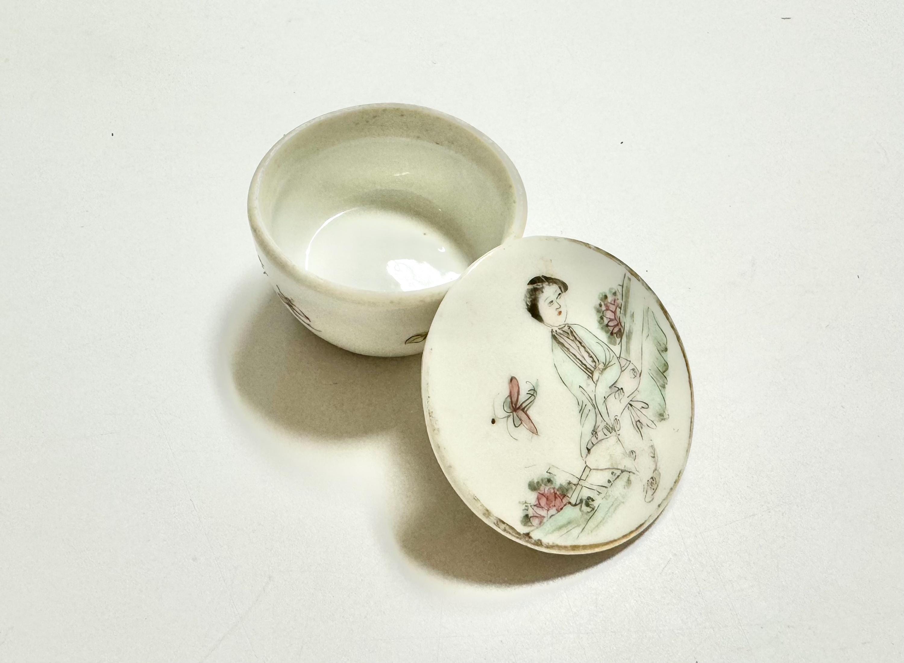 アンティーク 陶器 ポット NATURE’S HERBAL OINTMENT Ancient Pottery Pot 500ml — ANTRY USE ONLY GENUINE