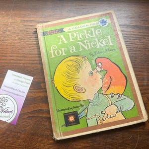 Vintage Children&#39;s Book, 1961 Hardcover Kids Book. A Lonely Boy and a Parrot Early Reader