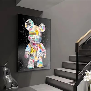 interior decoration canvas painting cartoon characters