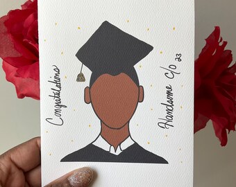 2024 African Graduation Card, Congratulations Graduation Card, Graduation Card for Him, Congratulations Card, Black Graduation Card