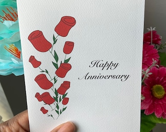 Anniversary Card, Happy Anniversary Card, for Him, Anniversary Card for a Couple, Happy Anniversary Wife, Husband, Happy Anniversary Husband