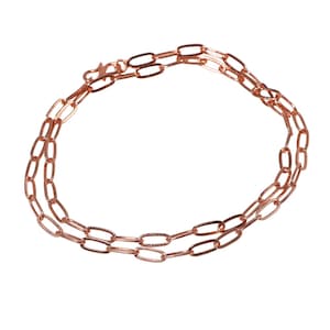 100 % Oxidized Copper Chain Necklace Pure Copper Textured Cable Chain Solid jewelry Chain Gift for Viking jewelry Eco friendly chain Gift