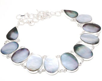 Handmade Sterling Silver Moonstone Necklace – Boho Gemstone Pendant