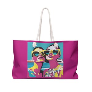 Mediterranean Summer - Spanish Girl Summer - Weekender, Overnight or Beach Bag