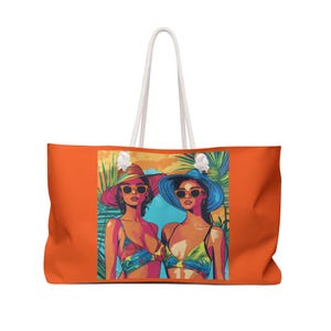 Mediterranean Summer - Living La Buena Vida - Weekender, Overnight or Beach Bag