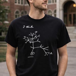 Shirt Evolution Diagram – grappig Minimal Science T-shirt | Cadeaushirt voor nerdbiologie voor denkers