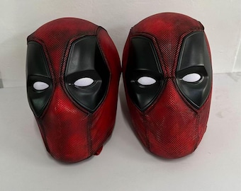 Deadpool Cosplay Full-face Helmet Mask - Custom Handmade Gift, Wearable Movie Prop