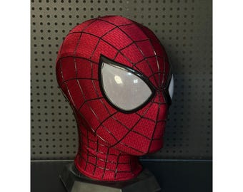 Tailor-made Andrew Garfield  Spiderman Cosplay Mask,Wearable Movie Prop