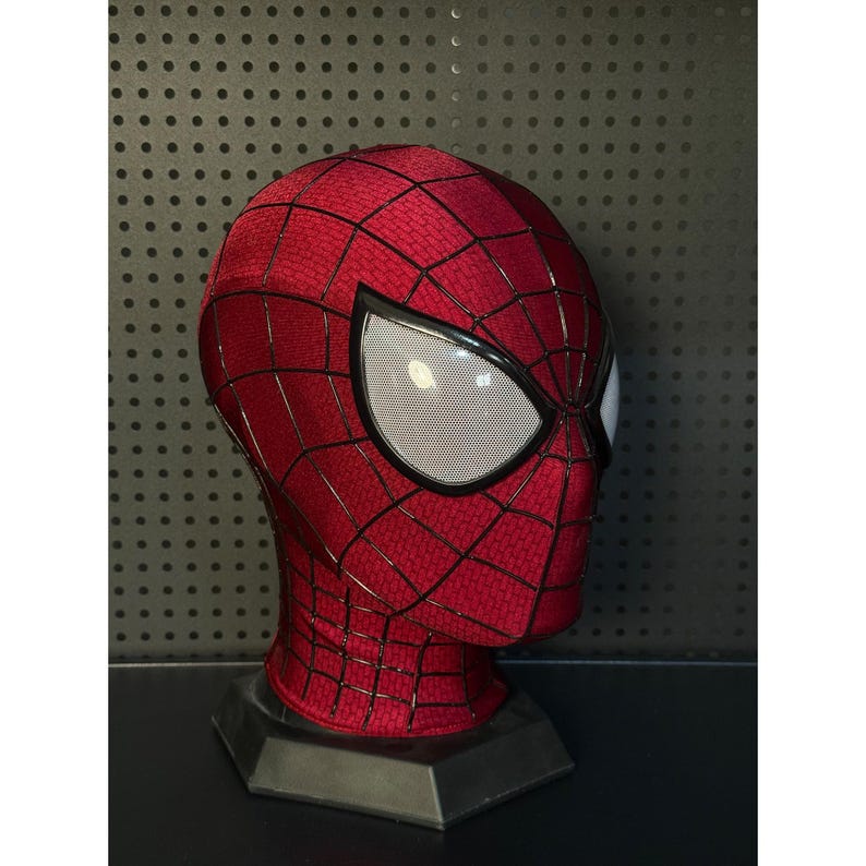 Tailor-made Andrew Garfield Spiderman Cosplay Mask,Wearable Movie Prop image 1
