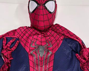 TASM 2 Spiderman 2 suit cosplay costume (Tailor-made)-Only the blue portion is screen printed.