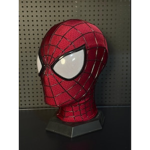 Tailor-made Andrew Garfield Spiderman Cosplay Mask,Wearable Movie Prop image 2