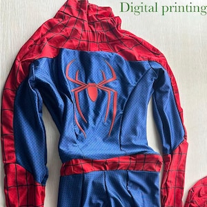 Tailor-made New Day spiderman suit red and blue cosplay costume image 6