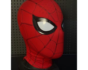 Máscara de cosplay de Spiderman personalizada, accesorio de película portátil