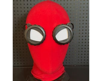 Máscara de cosplay de Spiderman personalizada, accesorio de película portátil