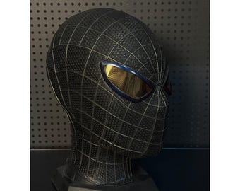 Customize Spiderman Black TASM1 Mask Cosplay Mask,Wearable Movie Prop