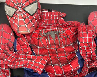 Tailor-made Sam Raimi Spider-man  Suit,,With face shell and magnetic lenses